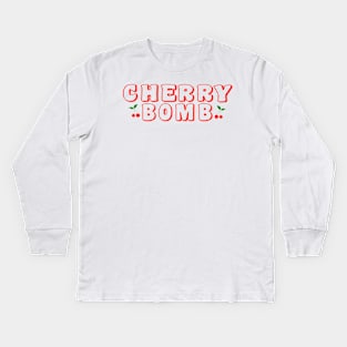 Cherry Bomb Kids Long Sleeve T-Shirt